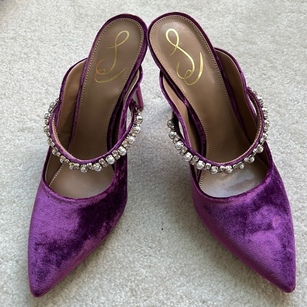 New in box! Sam Edelman velvet mules
